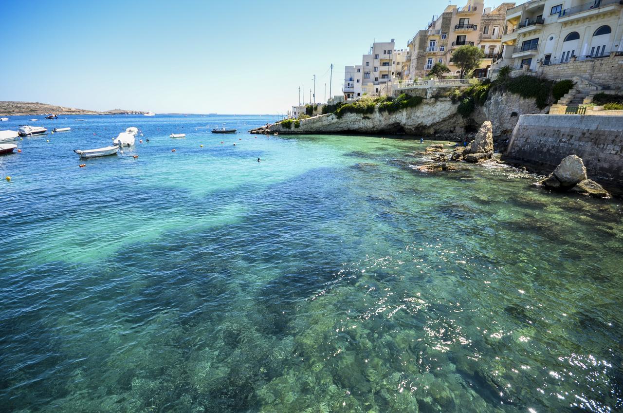 Seashells Apartments With Terrace, Just Off The Seafront In Bugibba - By Getawaysmalta 세인트폴스베이 외부 사진